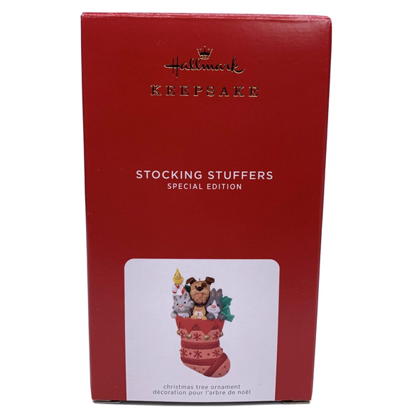 Hallmark 2021 STOCKING‎ STUFFERS RED Keepsake Ornament Special Edition - Picture 1 of 7